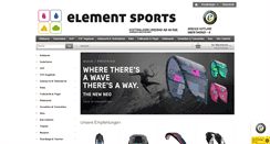 Desktop Screenshot of element-shop.de